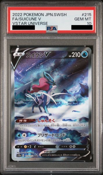 画像1: 【PSA10】スイクンV (SAR) {215/172} [S12a] (1)