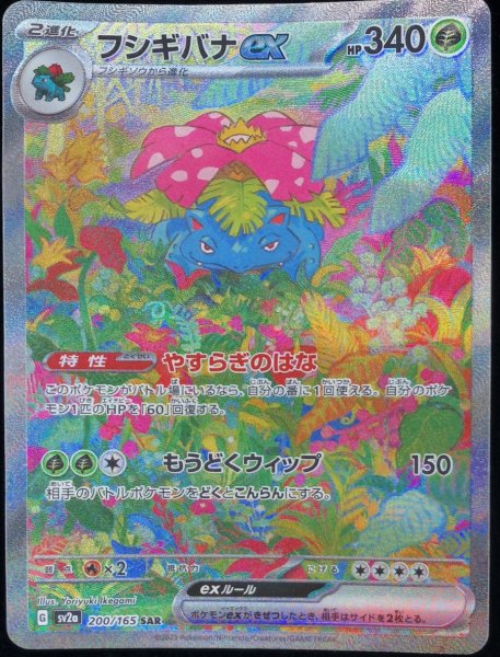 画像1: フシギバナex (SAR) {200/165} [SV2a/ポケモンカード151] [SV] (1)