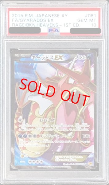 画像1: 【PSA10】ギャラドスEX  (SR) {081/080} [XY9] (1)