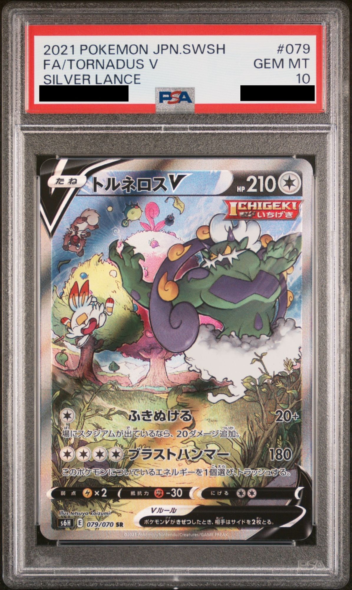 PSA10】トルネロスV SA (SR) {079/070} [S6H] - magi通販【ポケモンカード専門】